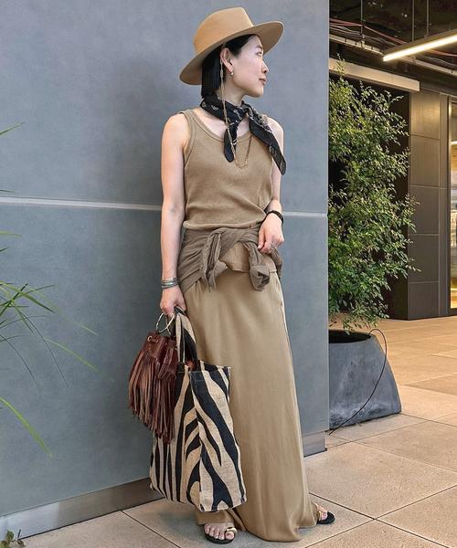 Cu/R maxi skirt（スカート）｜EVERYDAY I LIKE.（エヴリディアイ