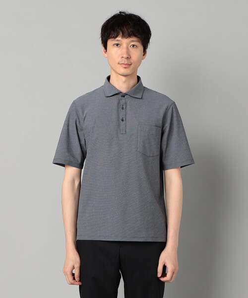 COMME CA MEN(コムサメン)の「ALBINIカノコ カッタウェイポロシャツ(ポロシャツ・メンズ・ブルー/ネイビー・M/L)」の20枚目の写真