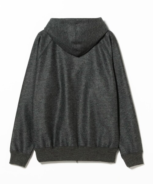 SLOANE（スローン）の「【別注】SLOANE / ウールジャージ ジップアップ フーディ（パーカー・メンズ・ネイビー/チャコールグレー・3/5/4）」の13枚目の写真