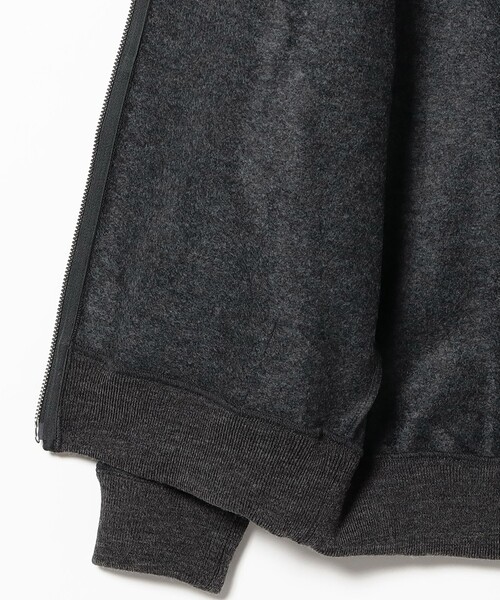SLOANE（スローン）の「【別注】SLOANE / ウールジャージ ジップアップ フーディ（パーカー・メンズ・ネイビー/チャコールグレー・3/5/4）」の19枚目の写真