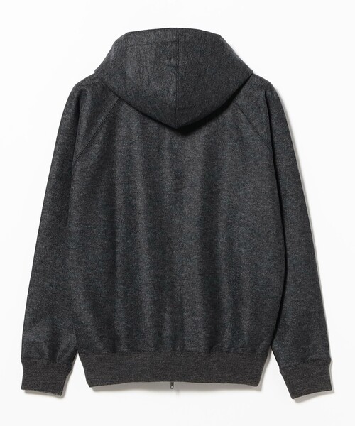 SLOANE（スローン）の「【別注】SLOANE / ウールジャージ ジップアップ フーディ（パーカー・メンズ・ネイビー/チャコールグレー・3/5/4）」の20枚目の写真