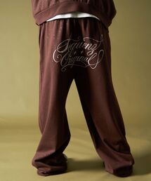 SEQUENZ（シークエンズ）の「＊新色追加【SEQUENZ（シークエンズ）】SQNZ GLITTER SWEAT PANTS / グリッター ラインストーン スウェットパンツ ドローコード 裏起毛 【セットアップ着用可】（その他パンツ）」