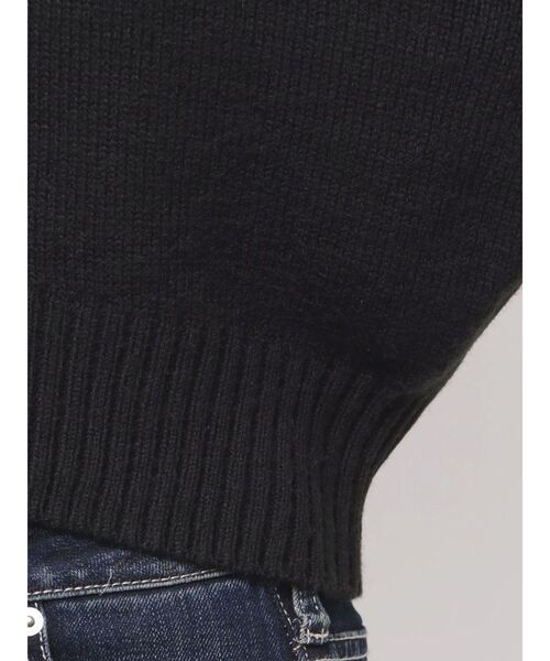 GYDA（ジェイダ）の「GYDA ニットショートZIP UPパーカー（パーカー・レディース・グレー/アイボリー/ブラック・FREE）」の21枚目の写真