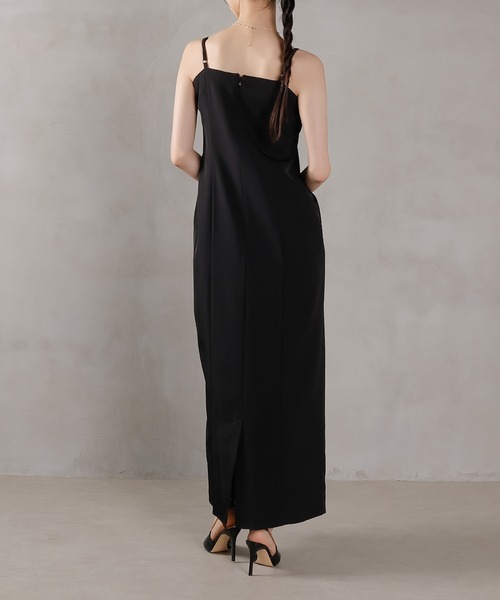 セール】チュールフリル リボン ボレロ キャミワンピース 2点セット