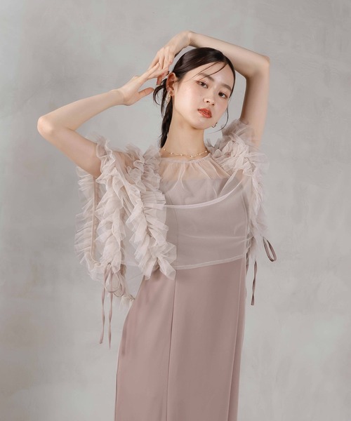 idem オケージョンドレス　/ ボレロ付キャミワンピース CIAOPANIC（チャオパニック）の「【オケージョンドレス/結婚式