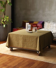 a.depeche（アデペシュ）の「【a.depeche/アデペシュ】テーブルクロス　kha-na table cloth 135×210 CORN　おしゃれなギフトに最適！（ランチョンマット/テーブルウェア）」