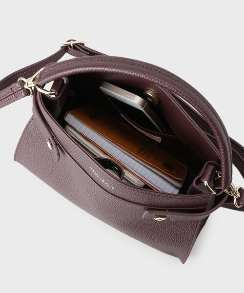 OPAQUE.CLIP（オペークドットクリップ）の「【軽量/2WAY】コメットデザインミニバッグ（ショルダーバッグ・レディース・ブラック/アイボリー/ボルドー・00）」の19枚目の写真