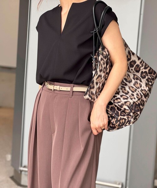 marco masi（マルコマージ）の「【MARCO MASI/ マルコマージ】レオパードナイロントートバッグ（トートバッグ・レディース・ベージュ系その他/ブラウン系その他・FREE）」の4枚目の写真