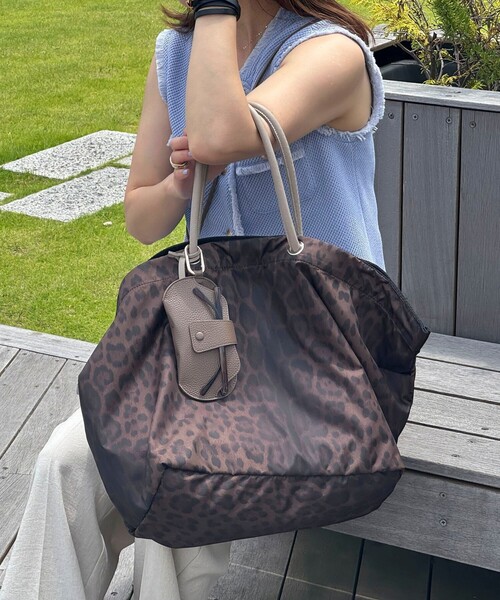 MARCO MASI/ マルコマージ】レオパードナイロントートバッグ（トート