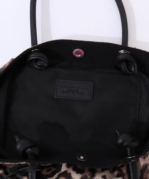 MARCO MASI/ マルコマージ】レオパードナイロントートバッグ（トート