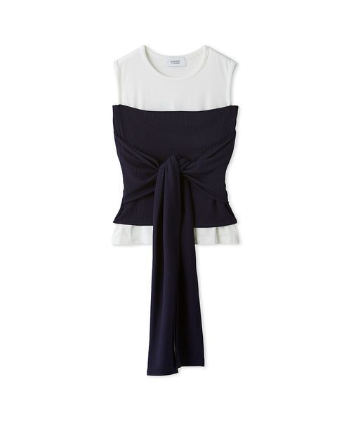 emmi(エミ)の「2wayチューブトップ付きタンクトップ(タンクトップ・レディース・その他/レッド/ネイビー・F)」の18枚目の写真