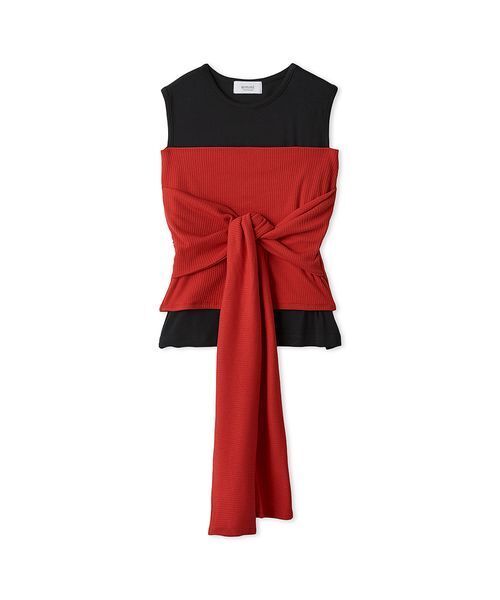 emmi(エミ)の「2wayチューブトップ付きタンクトップ(タンクトップ・レディース・その他/レッド/ネイビー・F)」の19枚目の写真