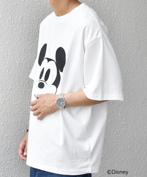 Disney(ディズニー)の「SHIPS any: /ミッキーマウス/ サイン & ポージング Tシャツ◇(Tシャツ/カットソー・メンズ・ホワイト系/ホワイト/ダークグレー/ライトホワイト/チャコールグレー・SMALL/MEDIUM/LARGE/X-LARGE)」の9枚目の写真