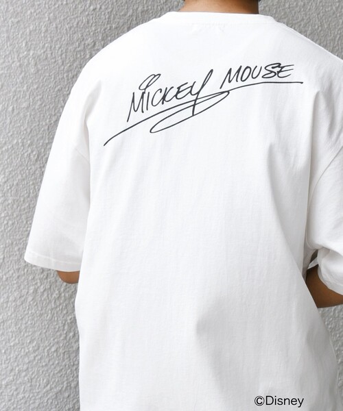 Disney(ディズニー)の「SHIPS any: /ミッキーマウス/ サイン & ポージング Tシャツ◇(Tシャツ/カットソー・メンズ・ホワイト系/ホワイト/ダークグレー/ライトホワイト/チャコールグレー・SMALL/MEDIUM/LARGE/X-LARGE)」の17枚目の写真