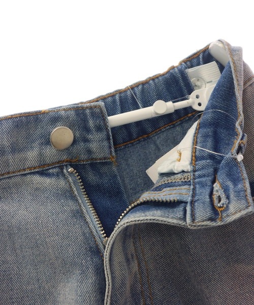 ANAP(アナップ)の「サイドカット デザインハーフパンツ(デニムパンツ・レディース・ブルー/ライトブルー・S/XS)」の9枚目の写真