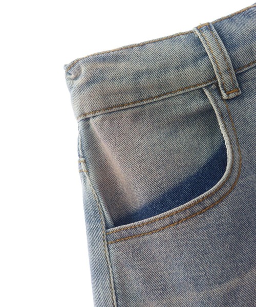 ANAP(アナップ)の「サイドカット デザインハーフパンツ(デニムパンツ・レディース・ブルー/ライトブルー・S/XS)」の11枚目の写真