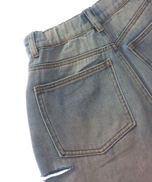 ANAP(アナップ)の「サイドカット デザインハーフパンツ(デニムパンツ・レディース・ブルー/ライトブルー・S/XS)」の12枚目の写真