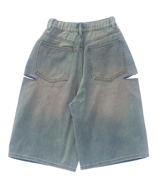 ANAP(アナップ)の「サイドカット デザインハーフパンツ(デニムパンツ・レディース・ブルー/ライトブルー・S/XS)」の8枚目の写真