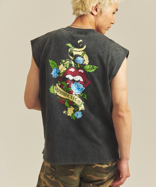 JACKROSE(ジャックローズ)の「B-TRS-Lips&Tongue TOUR ノースリーブ(タンクトップ・メンズ・その他1/その他2・M/L)」の1枚目の写真