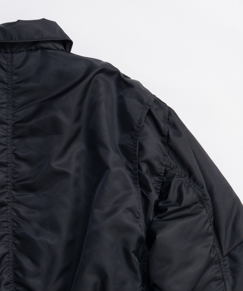 PRANK PROJECT（プランクプロジェクト）の「フライトボンバージャケット / Flight Bomber Jacket（その他アウター・レディース・ネイビー/ピンク/グレー・FREE）」の19枚目の写真