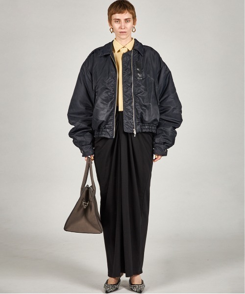 PRANK PROJECT（プランクプロジェクト）の「フライトボンバージャケット / Flight Bomber Jacket（その他アウター・レディース・ネイビー/ピンク/グレー・FREE）」の21枚目の写真