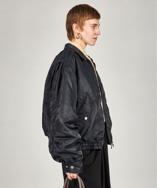 NotE BALLON BOMBER JACKET バルーン ボンバージャケット NötE「Ballon Bomber Jacket」 | gouter le cabinet