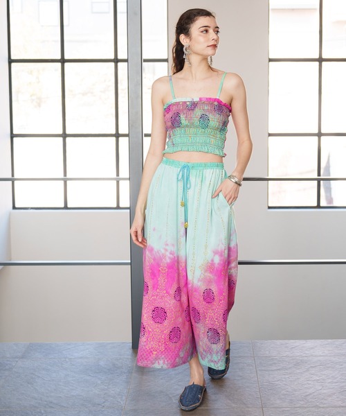 チャイハネ（チャイハネ）の「【チャイハネ】ジンニーヤーチューブトップ（チューブトップ・レディース・レッド/グリーン/ブラック・FREE）」の6枚目の写真