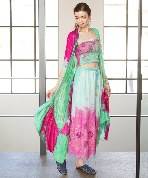 チャイハネ（チャイハネ）の「【チャイハネ】ジンニーヤーチューブトップ（チューブトップ・レディース・レッド/グリーン/ブラック・FREE）」の7枚目の写真