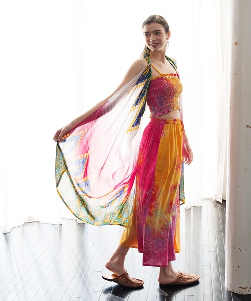 チャイハネ（チャイハネ）の「【チャイハネ】ジンニーヤーチューブトップ（チューブトップ・レディース・レッド/グリーン/ブラック・FREE）」の11枚目の写真