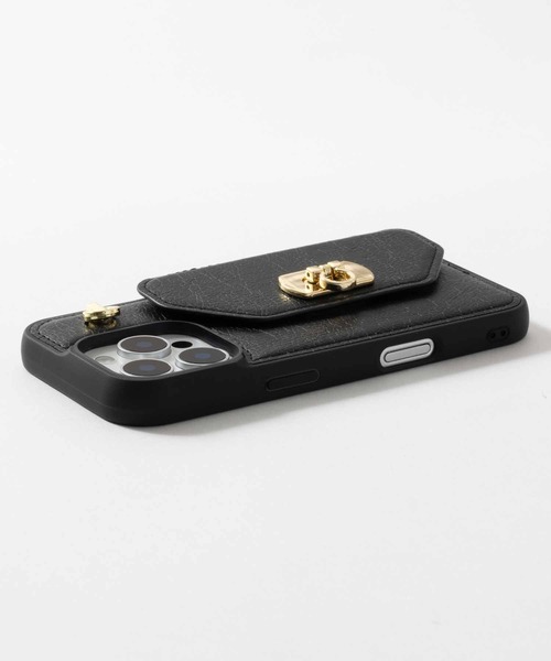 セール】iPhoneケース カバー PUレザー チェーンストラップ カード収納