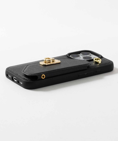 セール】iPhoneケース カバー PUレザー チェーンストラップ カード収納