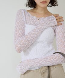 GALLARDAGALANTE | 【La nature linge】NEWレースカットソー(Tシャツ/カットソー)