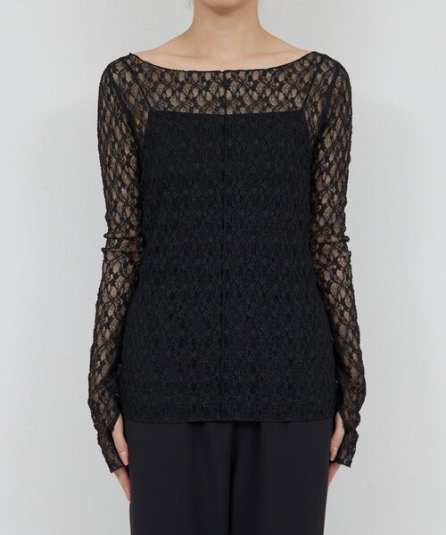 【新品未使用品】La nature linge レースカットソー La nature linge】レースカットソー | GALLARDAGALANTE(ガリャル
