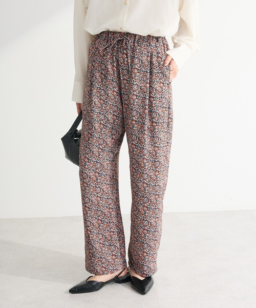 Green　Parks（グリーンパークス）の「柄イージーパンツⅤ(テーパード)（その他パンツ・レディース・ブラック/レッド/ブラウン/グリーン・FREE）」の4枚目の写真