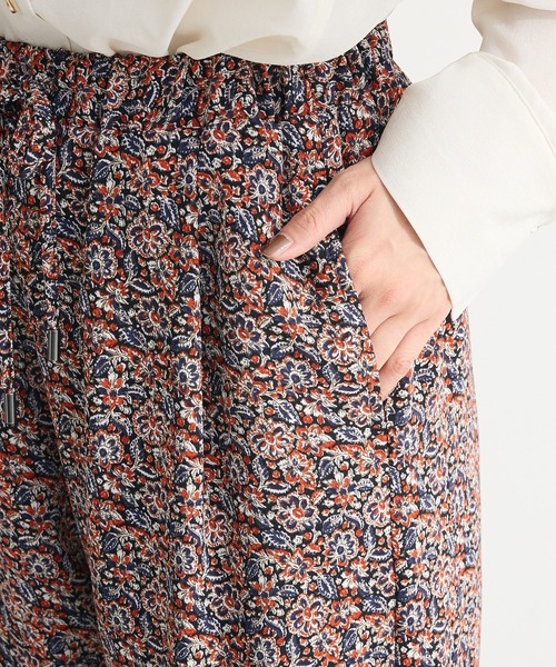 Green　Parks（グリーンパークス）の「柄イージーパンツⅤ(テーパード)（その他パンツ・レディース・ブラック/レッド/ブラウン/グリーン・FREE）」の18枚目の写真