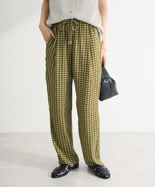 Green　Parks（グリーンパークス）の「柄イージーパンツⅤ(テーパード)（その他パンツ・レディース・ブラック/レッド/ブラウン/グリーン・FREE）」の11枚目の写真