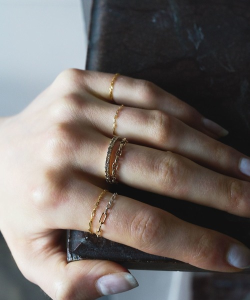 ancient] マット ケーブルチェーン リング（リング）｜ARTIDA OUD