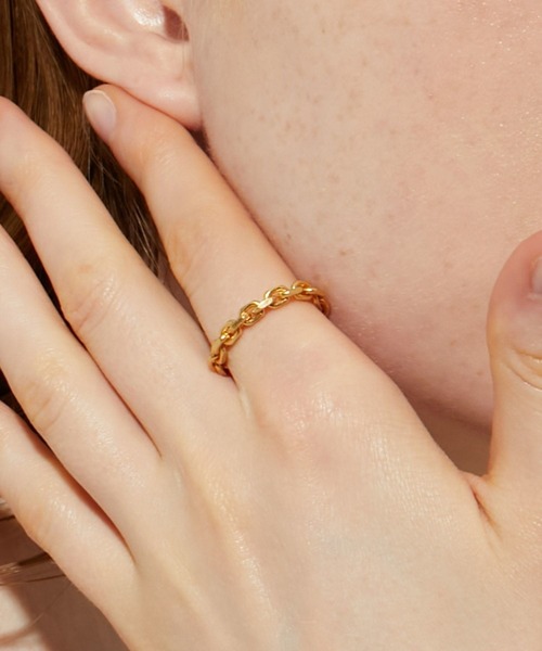 ancient] マット ケーブルチェーン リング（リング）｜ARTIDA OUD