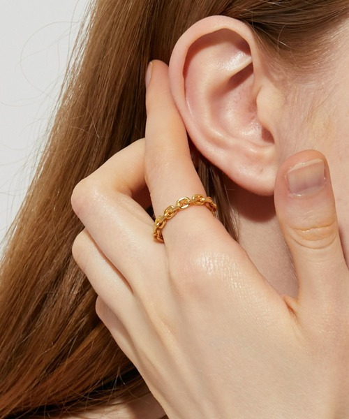 ancient] マット ケーブルチェーン リング（リング）｜ARTIDA OUD