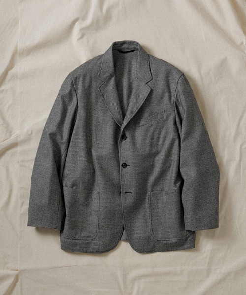 WILD LIFE TAILOR】HOUNDTOOTH SINGLE JACKET（テーラード