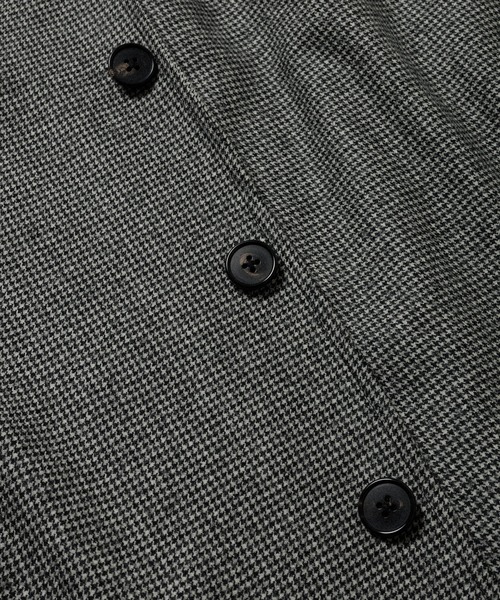 WILD LIFE TAILOR Adam et Rope'（ワイルドテーラーアダムエロペ　）の「【WILD LIFE TAILOR】HOUNDTOOTH SINGLE JACKET（テーラードジャケット・メンズ・グレー・M/L）」の4枚目の写真