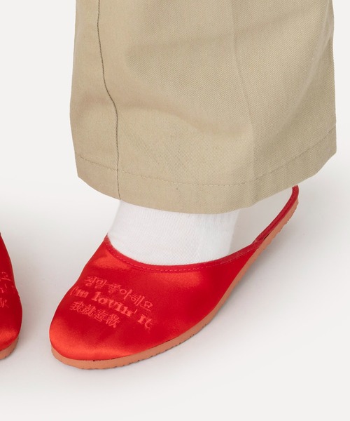 HEY!MrsROSE(ヘイミセスローズ)の「HEY! Mrs ROSE(ヘイ!ミセスローズ)I'm lovin' it Shoes(サンダル・レディース・ホワイト/レッド/ブラック・MEDIUM/LARGE)」の3枚目の写真