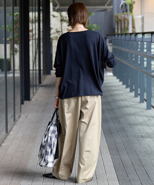 SLOBE IENA（スローブイエナ）の「《追加》コットンヤクニットプルオーバー（ニット/セーター・レディース・アイボリー/チャコールグレー/レッド/ネイビー・FREE）」の11枚目の写真