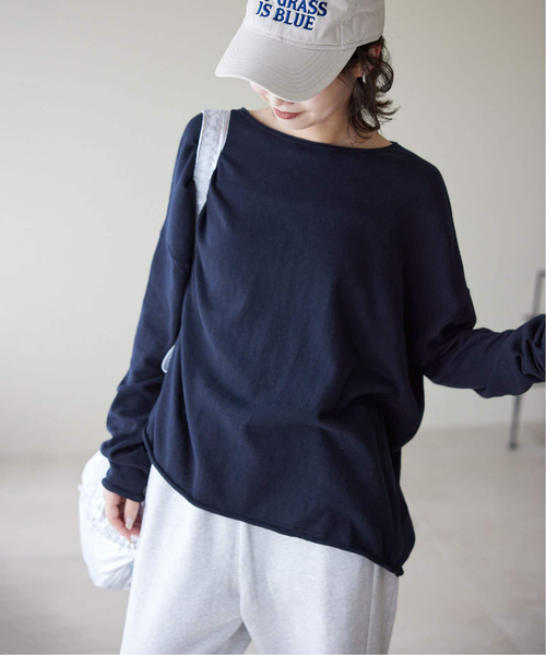 SLOBE IENA（スローブイエナ）の「《追加》コットンヤクニットプルオーバー（ニット/セーター・レディース・アイボリー/チャコールグレー/レッド/ネイビー・FREE）」の16枚目の写真