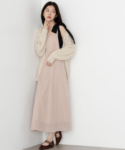 PROPORTION BODY DRESSING(プロポーションボディドレッシング)の「<E>ラメフェザーカーディガン / 1215277900(ニット/セーター・レディース・ホワイト系その他/グレー・FREE)」の8枚目の写真