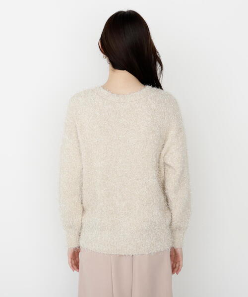PROPORTION BODY DRESSING(プロポーションボディドレッシング)の「<E>ラメフェザーカーディガン / 1215277900(ニット/セーター・レディース・ホワイト系その他/グレー・FREE)」の12枚目の写真
