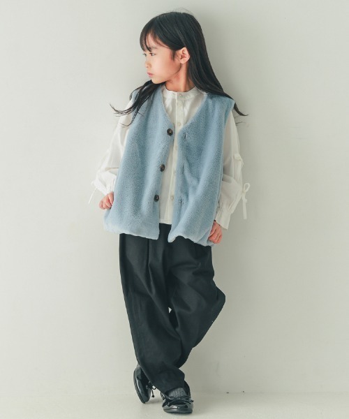 NHT（エヌエイチティー）の「NHT/エヌエイチティー ロングサーカスパンツ（その他パンツ・キッズ・カーキ/ブラック・120cm/130cm/140cm/150cm/160cm/110cm）」の5枚目の写真