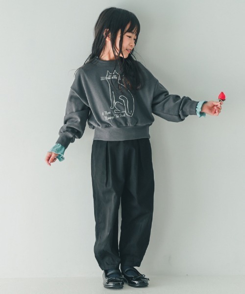 NHT（エヌエイチティー）の「NHT/エヌエイチティー ロングサーカスパンツ（その他パンツ・キッズ・カーキ/ブラック・120cm/130cm/140cm/150cm/160cm/110cm）」の6枚目の写真