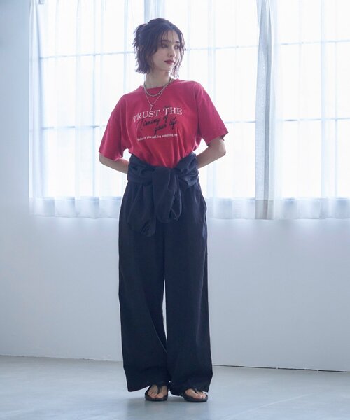 Remind me and forever（リマインドミーアンドフォーエバー）の「【nane】《サイズ展開有》ボリュームスリーブオールインワン（ワンピース・レディース・ベージュ/ブラック・MEDIUM/LARGE）」の14枚目の写真