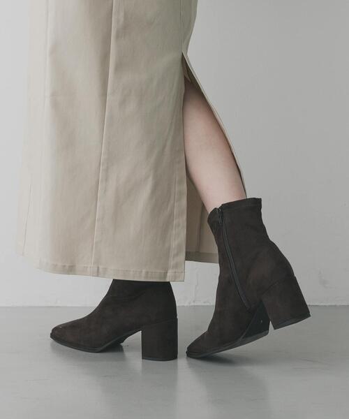 セール】スクエアトウセンターシームストレッチブーツ（ブーツ